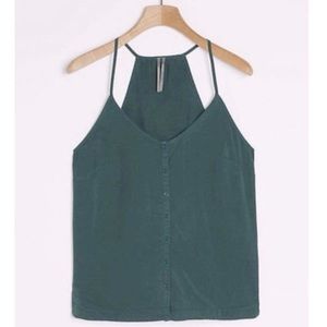 Dyed Anthropologie Button Up Tank ☀️